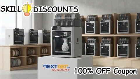 [100% OFF] Coupon Code 3D Printing Masterclass: Beginner to Pro with Complete Start