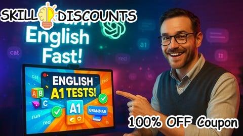 [100% OFF] Coupon Code A1 English: Grammar & Vocabulary Tests for Beginners