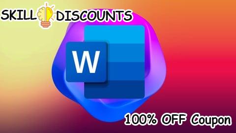 [100% OFF] Coupon Code Advanced MS Word Course from Beginner to Expert to Get Job