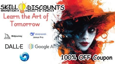 [100% OFF] Coupon Code AI Art Mastery: Advanced Techniques for MidJourney, Dalle E