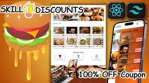 [100% OFF] Coupon Code Build a Restaurant Online Store with React and TailwindCSS