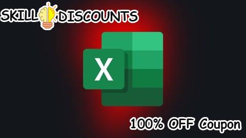 [100% OFF] Coupon Code Excel Data Analysis: From Beginner to Advanced Techniques