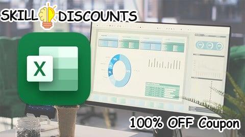 [100% OFF] Coupon Code Excel Data Mastery: Formulas, Functions, Charts, and Graphs