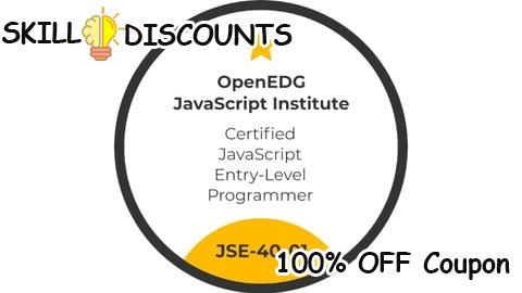 [100% OFF] Coupon Code JavaScript Certification Exam JSE-40-01 - Preparation (2025)