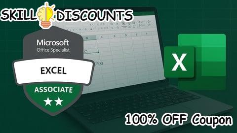 [100% OFF] Coupon Code Microsoft Excel Associate MO-200 Certification: Test