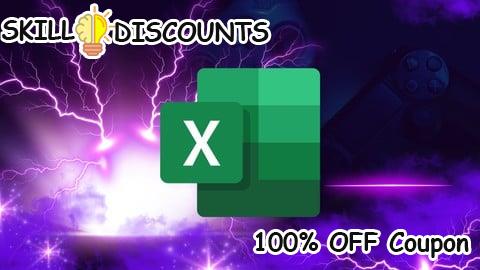 [100% OFF] Coupon Code Microsoft Excel: Master Formulas, Functions, and Data Tools
