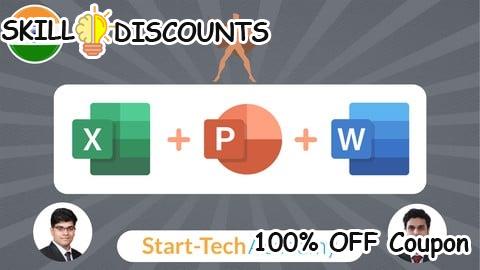 [100% OFF] Coupon Code Microsoft Office: Excel, PowerPoint & Word [3-in-1]