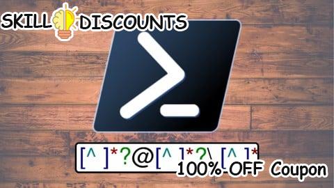 [100% OFF] Coupon Code PowerShell Regular Expressions: Regex Master Class