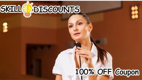 [100% OFF] Coupon Code Public Speaking: You Can be a Great Speaker within 24 Hours
