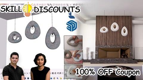 [100% OFF] Coupon Code SketchUp Curved Modeling to DIY Papier Mache Chandelier