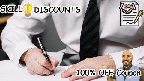 [100% OFF] Coupon Code The Complete Contracts and Suppliers Management Master Class