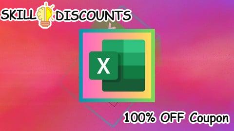 [100% OFF] Coupon Code The Complete Microsoft Excel Course: Master All Levels