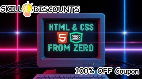 [100% OFF] Coupon Code Web Development Wizardry: HTML & CSS Course for Beginners.